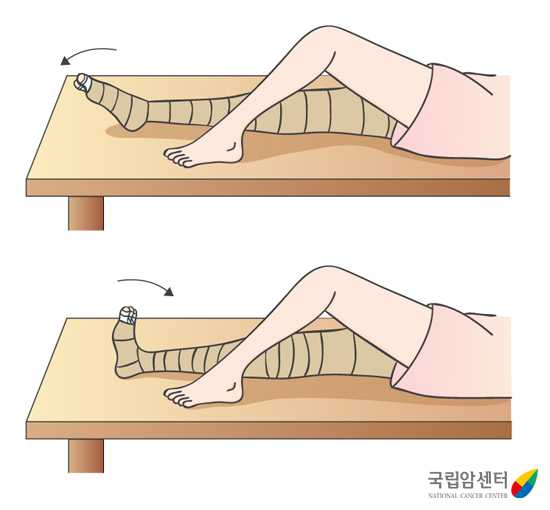 림프부종_발목 구부리기