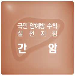 국민 암예방 수칙 실천 지침-표지