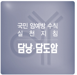 국민 암예방 수칙 실천 지침 - 담낭담도암 표지