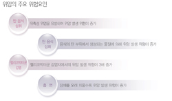 국민 암예방 수칙 실천 지침 - 위암의 주요 위험요인