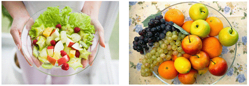음식을 통한 예방 - 채소, 과일