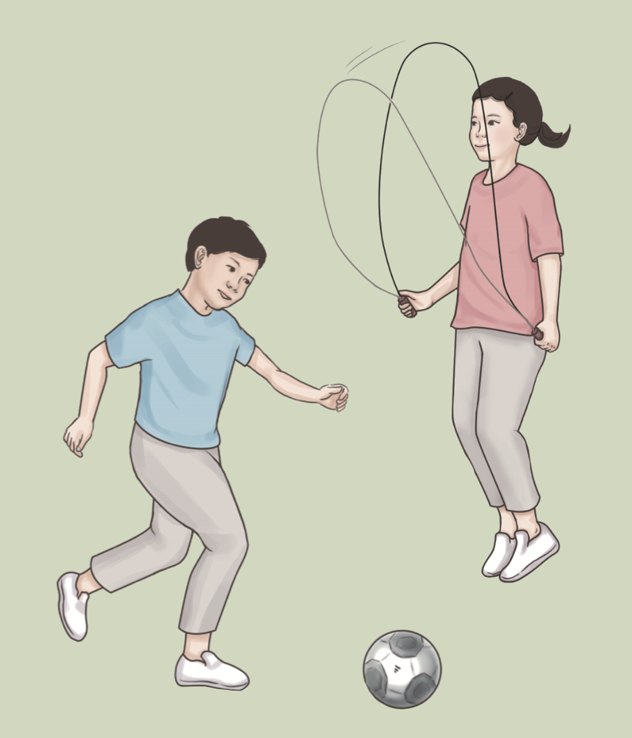 소아청소년 암생존자 운동 리플릿