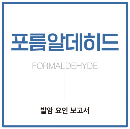발암요인 보고서 5종(포름알데히드)