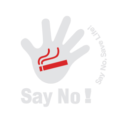 국민 암예방 수칙 실천 지침-say no 로고