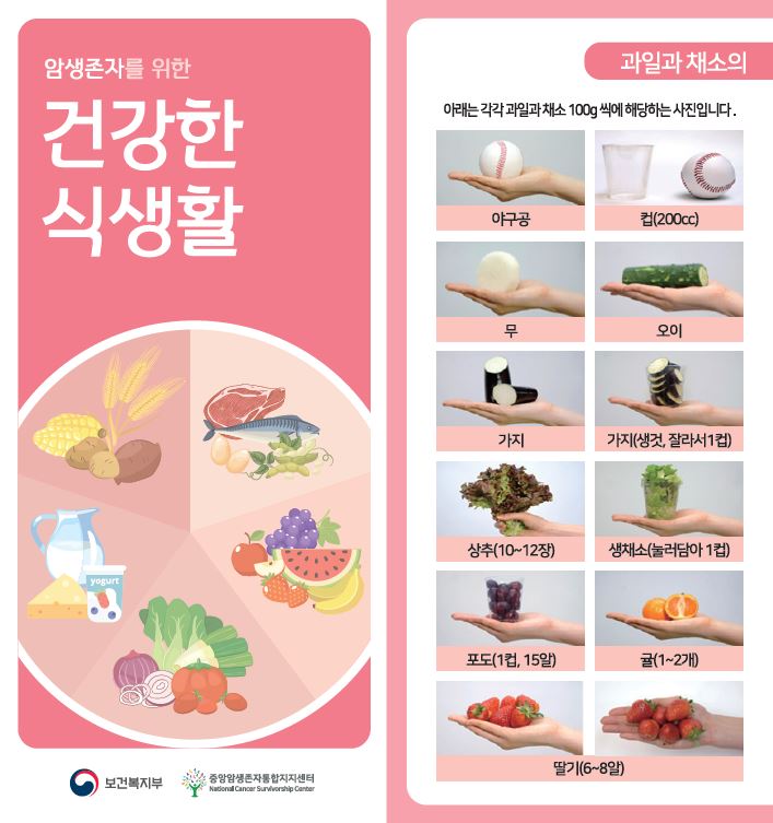 2021 암생존자를 위한 건강한 식생활